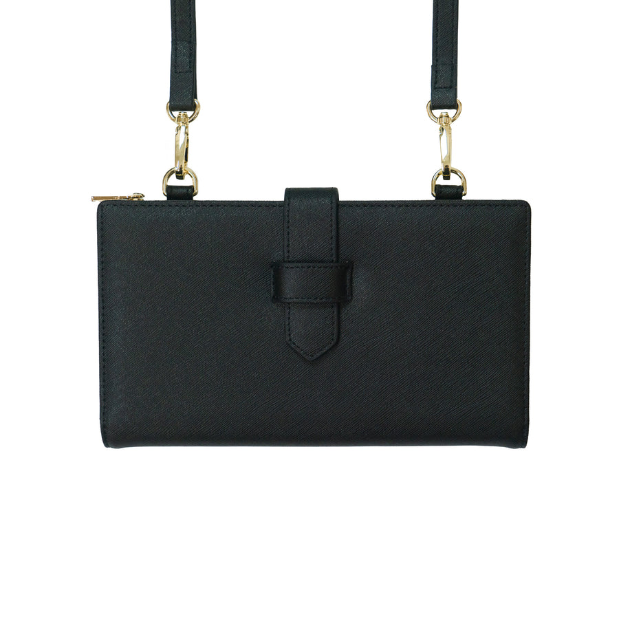 Lyra Travel Clutch - Black