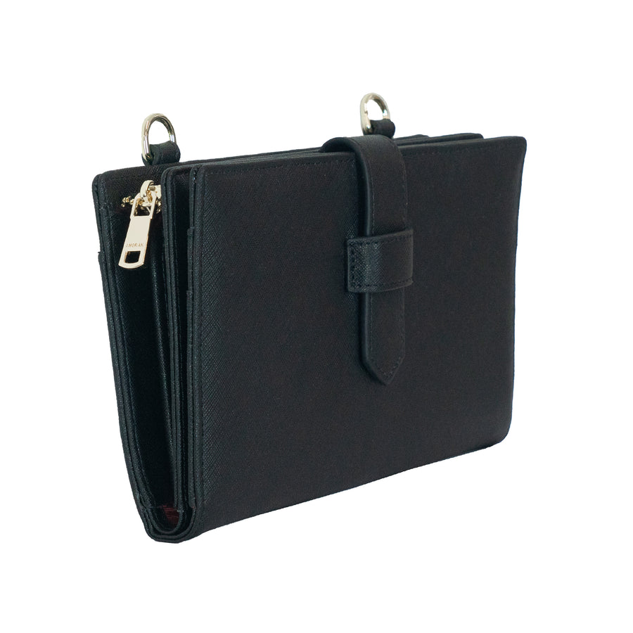 Lyra Travel Clutch - Black