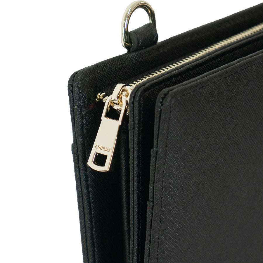 Lyra Travel Clutch - Black