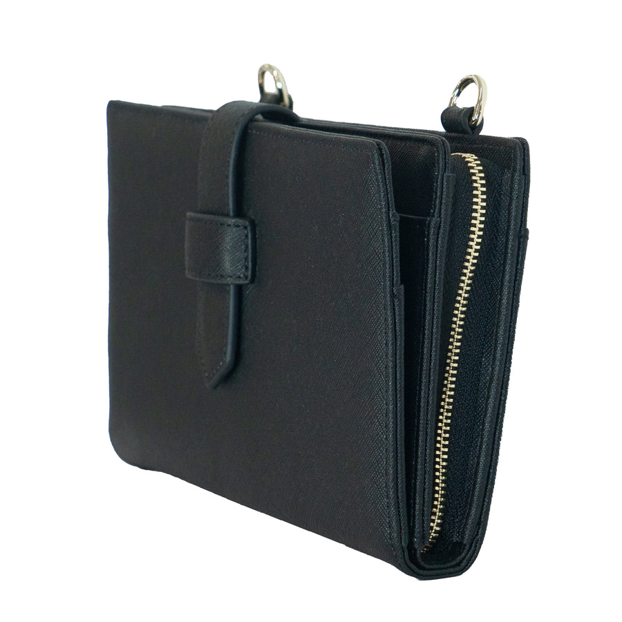 Lyra Travel Clutch - Black